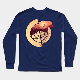 Geometric Bear Long Sleeve T-Shirt